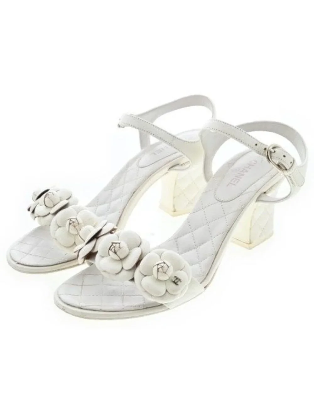 Chanel Sandals White